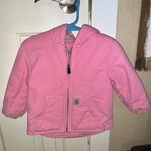 Toddler pink Carhartt jacket